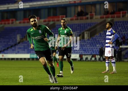 Reading, Großbritannien. Dezember 2020. Jon Toral von Birmingham City feiert Scoring seiner Teams zweites Tor. EFL Skybet Championship match, Reading gegen Birmingham City im Madejski Stadium in Reading am Mittwoch, den 9. Dezember 2020. Dieses Bild darf nur für redaktionelle Zwecke verwendet werden. Nur redaktionelle Verwendung, Lizenz für kommerzielle Nutzung erforderlich. Keine Verwendung in Wetten, Spiele oder ein einzelner Club / Liga / Spieler Publikationen. PIC von Steffan Bowen / Andrew Orchard Sport Fotografie / Alamy Live News Kredit: Andrew Orchard Sport Fotografie / Alamy Live News Stockfoto