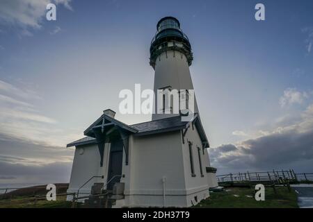 Yaquina Head Lighthouse, in der Nähe von Newport, Oregon, USA Stockfoto