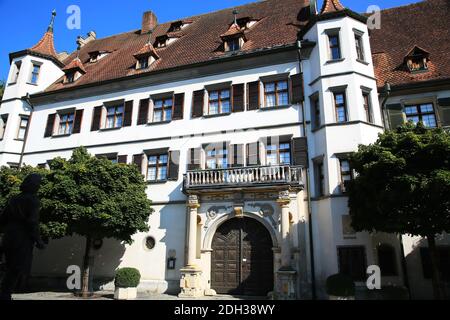 Pappenheim / Deutschland - 15 09 2020: Sehenswürdigkeiten von Pappenheim in Bayern Stockfoto