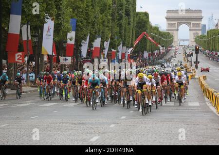 Atmosphäre während der Etappe 21 der Tour de France 2017 in Paris, Frankreich, 23. Juli 2016. Foto von Jerome Domine/ABACAPRESS.COM Stockfoto