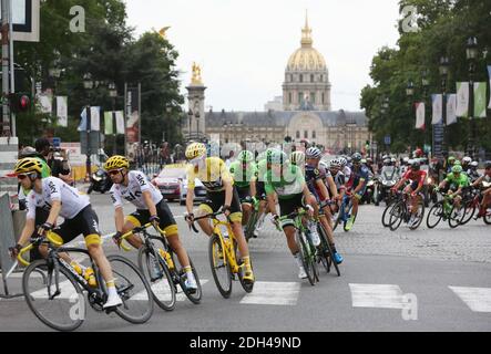 Chris Froome von Team Sky bei der 21. Etappe der Tour de France 2017 in Paris, Frankreich, 23. Juli 2016. Foto von Jerome Domine/ABACAPRESS.COM Stockfoto