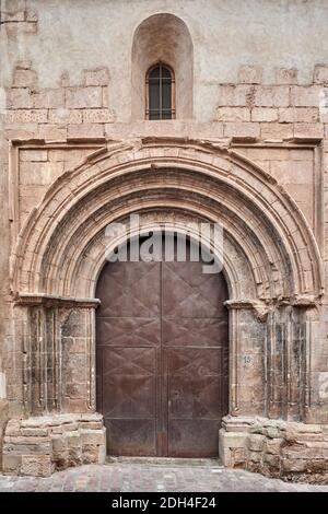 Kirche Santa Margarita oder de la Sangre aus dem 13. Jahrhundert in der Altstadt von Onda, Castello, Castellon de la Plana, Spanien, Europa Stockfoto