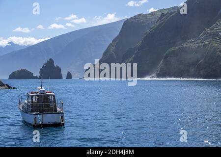 Madeira Küstenlandschaft im Nordwesten Stockfoto