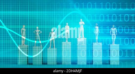 Die Mobilisierung von Ressourcen Stockfoto