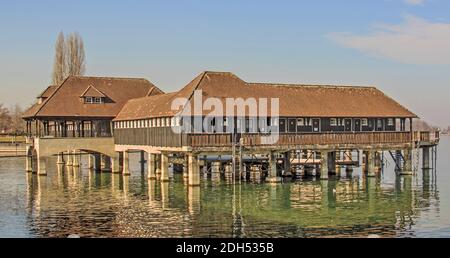 Badehütte Rorschach, Kanton St. Gallen, Schweiz, Stockfoto