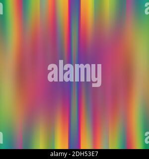 Ein abstraktes, mehrfarbiges, irisierendes, unscharfes Hintergrundbild. Stockfoto