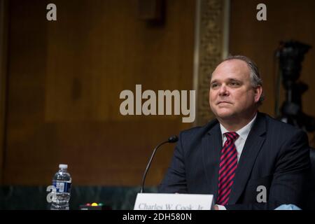 Charles W. Cook, Jr. erscheint vor einem Senatsausschuss für Umwelt und öffentliche Arbeiten - Unterausschuss für saubere Luft und nukleare Sicherheit Anhörung über seine bevorstehende Ernennung zum Mitglied des Verwaltungsrats der Tennessee Valley Authority im Dirksen Senate Office Building auf dem Capitol Hill in Washington, DC, Mittwoch, 9. Dezember 2020. Kredit: Rod Lampey/CNP /MediaPunch Stockfoto