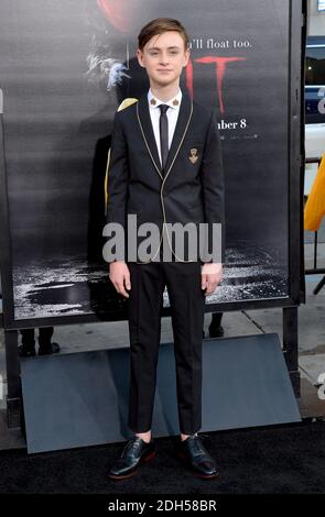 Jaeden Lieberher nimmt an der Premiere des FILMS im TCL Chinese Theatre am 5. September 2017 in Los Angeles, CA, USA Teil. Foto von Lionel Hahn/ABACAPRESS.COM Stockfoto
