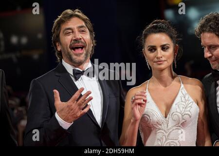 Penelope Cruz und Javier Bardem kommen zur Premiere von Loving Pablo im Rahmen des 74. Internationalen Filmfestivals (Mostra) in Venedig, Italien, am 6. September 2017. Foto von Marco Piovanotto/ABACAPRESS.COM Stockfoto