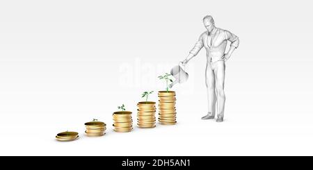 Wealth Management Stockfoto