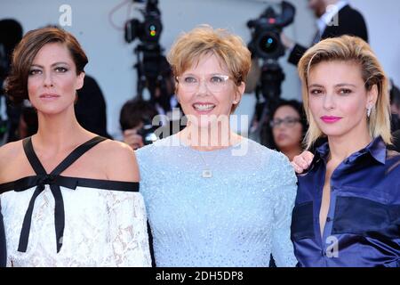 Anna Mouglalis, Annette Bening und Jasmine Trinca bei der Abschlusszeremonie Red carpet während des 74. Internationalen Filmfestivals von Venedig (Mostra di Venezia) am 09. September 2017 im Lido, Venedig, Italien. Foto von Aurore Marechal/ABACAPRESS.COM Stockfoto