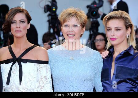 Anna Mouglalis, Annette Bening und Jasmine Trinca bei der Abschlusszeremonie Red carpet während des 74. Internationalen Filmfestivals von Venedig (Mostra di Venezia) am 09. September 2017 im Lido, Venedig, Italien. Foto von Aurore Marechal/ABACAPRESS.COM Stockfoto