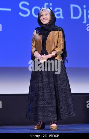 Jurymitglied von 'Orizzonti' Rakhshan Bani-Etemad bei der Abschlussfeier des 74. Internationalen Filmfestivals von Venedig (Mostra di Venezia) am 09. September 2017 im Lido, Venedig, Italien. Foto von Aurore Marechal/ABACAPRESS.COM Stockfoto