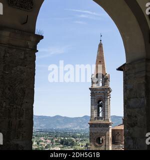 Kirche San Giuliano in Castiglion Fiorentino Stockfoto