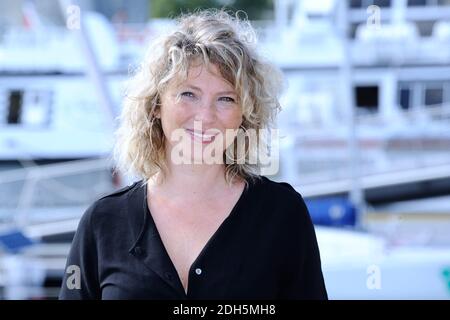 Cecile Bois assiste a un photocall pour la Serie Meurtres a Sarlat lors du 4eme Jour du 19e Festival de la Fiction TV Francophone de La Rochelle a La Rochelle, France le 16 Septembre 2017. Foto von Aurore Marechal/ABACAPRESS.COM Stockfoto