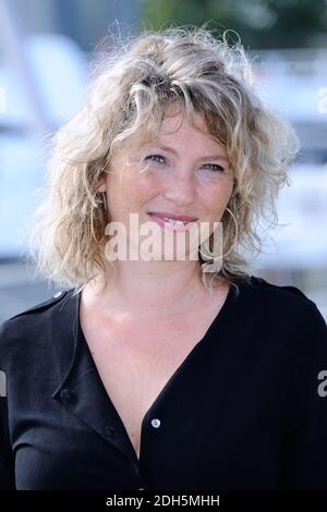 Cecile Bois assiste a un photocall pour la Serie Meurtres a Sarlat lors du 4eme Jour du 19e Festival de la Fiction TV Francophone de La Rochelle a La Rochelle, France le 16 Septembre 2017. Foto von Aurore Marechal/ABACAPRESS.COM Stockfoto