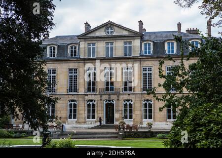 Garten - Illustration des Ministeriums für territoriale Kohäsion im Hotel de Castries im Rahmen der Europäischen Tage des Kulturerbes in Paris, Frankreich am 16. September 2017. Foto von David Boyer/ABACAPRESS.COM Stockfoto