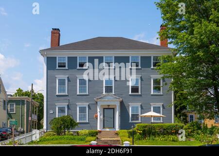 Simon Forrester House mit Bundesstil in 188 Derby Street im historischen Stadtzentrum von Salem, Massachusetts, USA. Stockfoto