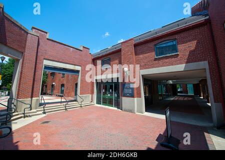 Salem Maritime National Historic Site Besucherzentrum im historischen Salem Armory Gebäude im historischen Stadtzentrum von Salem, Massachusetts, USA. Stockfoto