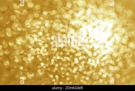 Hell rund goldgelb Farbe Licht Bokeh Stockfoto