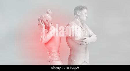 Paartherapie Stockfoto