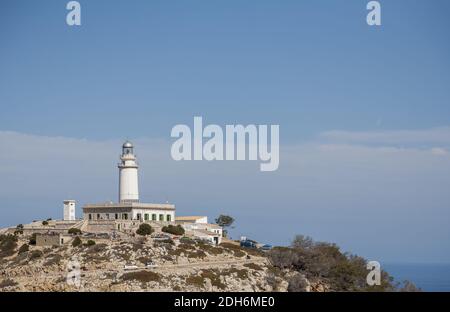 Faro am Kap Formentor Stockfoto