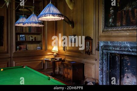 Interieur des antiken Herrenhauses Avebury aus dem 16. Jahrhundert in Avebury England Stockfoto