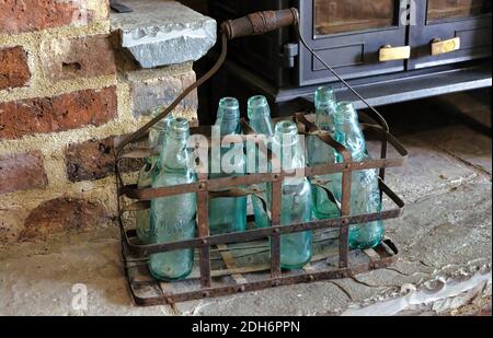 Interieur des antiken Herrenhauses Avebury aus dem 16. Jahrhundert in Avebury England Stockfoto