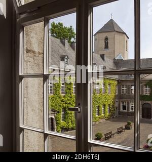 Kloster Rathaus, Mönchengladbach, Niederrhein, Nordrhein-Westfalen, Deutschland, Europa Stockfoto