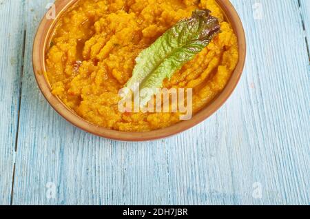 Kenianischer Supu ya Malenge Stockfoto