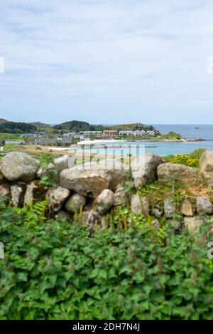 Old Grimsby, Tresco Island, Isles of Scilly/Scillies, Cornwall, England, Großbritannien Stockfoto