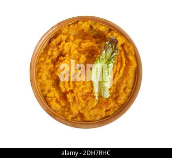 Kenianischer Supu ya Malenge Stockfoto