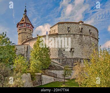 Munot Schaffhausen, Schweiz Stockfoto