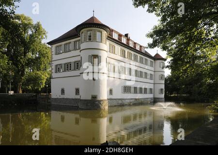 Das Wasserschloss in der Stadt Bad Rappenau, Baden-WÃ¼rttemberg, Deutschland Stockfoto