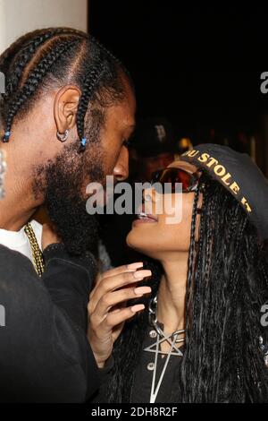 Miami, FL, USA. Dezember 2020. Iman Shumpert und Teyana Taylor bei Teyana Taylors Dirty 30, die am 9. Dezember 2020 mit 1111 in Miami, Florida ihren 30. Geburtstag feiern. Quelle: Walik Goshorn/Media Punch/Alamy Live News Stockfoto