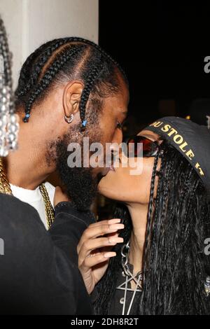 Miami, FL, USA. Dezember 2020. Iman Shumpert und Teyana Taylor bei Teyana Taylors Dirty 30, die am 9. Dezember 2020 mit 1111 in Miami, Florida ihren 30. Geburtstag feiern. Quelle: Walik Goshorn/Media Punch/Alamy Live News Stockfoto