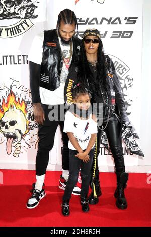 Miami, FL, USA. Dezember 2020. Iman Shumpert und Teyana Taylor bei Teyana Taylors Dirty 30, die am 9. Dezember 2020 mit 1111 in Miami, Florida ihren 30. Geburtstag feiern. Quelle: Walik Goshorn/Media Punch/Alamy Live News Stockfoto