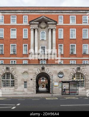 Imperial College, London. Die façade und der Eingang zur Imperial College Union an der Prince Consort Road, London W7. Stockfoto