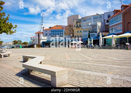 Finisterre, Galicien, Spanien - Juni 2017: Panoramablick auf die Küste von Finisterre. Stockfoto