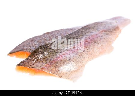 Fisch - Forellenfilets Stockfoto