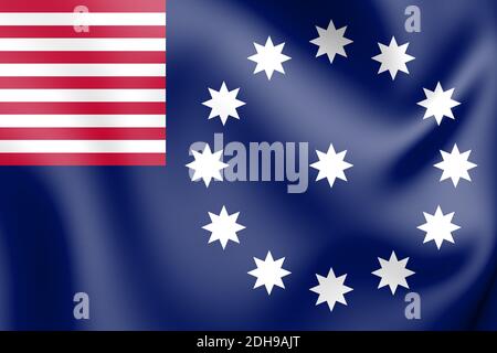 3D-Markierung von Easton (Pennsylvania), USA. 3D-Darstellung. Stockfoto