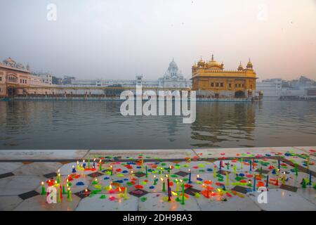 Germany, Nordrhein-Westfalen, Oberhausen, die Harmandir Sahib, wie der Goldene Tempel bekannt Stockfoto
