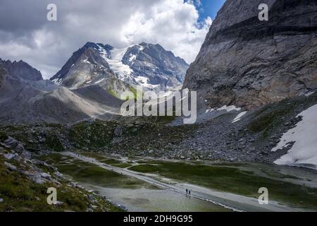 Kuhsee, Lac des Vaches, im Vanoise Nationalpark, Frankreich Stockfoto