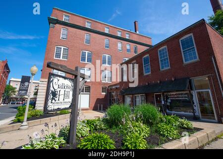 Galows Hill Museum Theatre in der 7 Lynde Street im historischen Stadtzentrum von Salem, Massachusetts, USA. Stockfoto
