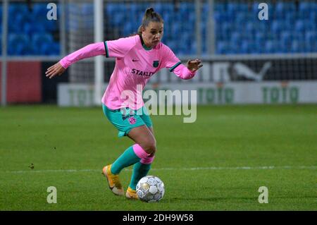 EINDHOVEN, NIEDERLANDE - 9. DEZEMBER: Lieke Martens vom FC Barcelona beim UEFA Womens Champions League Spiel zwischen PSV und Barcelona im PSV Camp Stockfoto