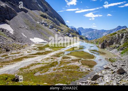 Kuhsee, Lac des Vaches, im Vanoise Nationalpark, Frankreich Stockfoto