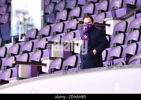 Artemio Franchi Stadion, Florenz, Italien. Dezember 2020. Joseph Commisso während Fiorentina Femminile gegen Slavia Praga, UEFA Champions League Frauenfußballspiel - Foto Lisa Guglielmi/LM Credit: LiveMedia/Alamy Live News Stockfoto