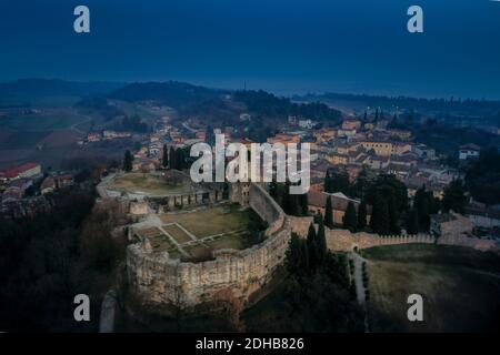 Italien, Cavriana, Mantova, Schloss Stockfoto