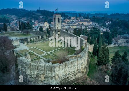 Italien, Cavriana, Mantova, Schloss Stockfoto