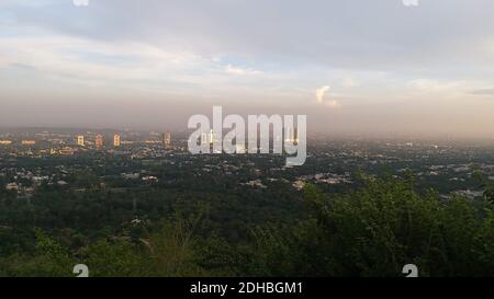 Islamabad Hügel Blick von oben Stockfoto